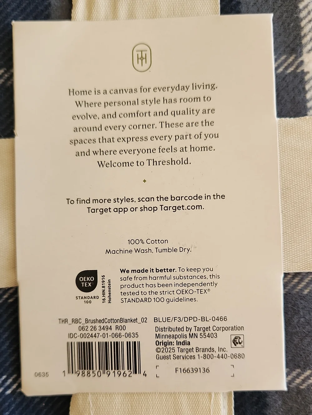 Brushed Cotton Blanket